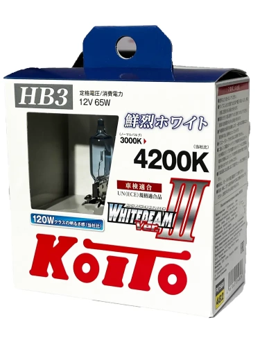 Фото лампа koito 9005 (hb3) 12v 65w Лампа Koito 9005 (HB3) 12V 65W