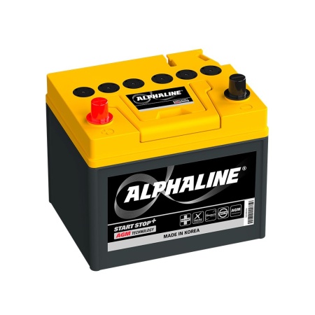 Alphaline AGM AX S55D23R 50Ач 550a аккумулятор автомобильный