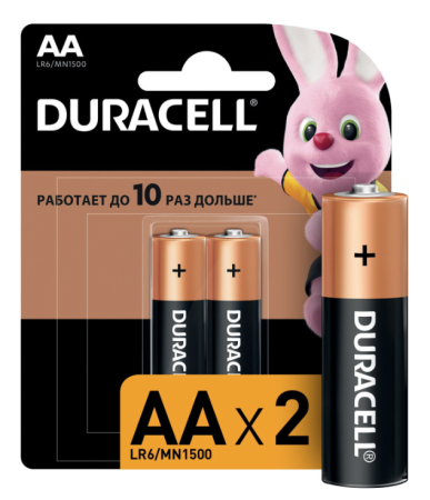 Батарейка DURACELL LR6 (AA) BL2