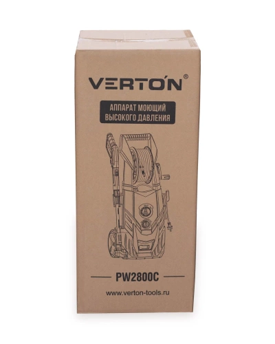 Фото verton pw-2800c мойка высокого давления (2700 w, 155-195 бар, 7-.7.8 л/мин) Verton PW-2800C мойка высокого давления (2700 W, 155-195 бар, 7-.7.8 л/мин)