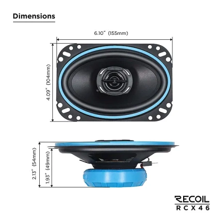 Recoil Blue RCX-46 Coax 