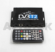 Цифровой DVB-T2 тюнер для автомобиля 2 Антенны с усилителями DVBT2