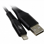 Кабель SMARTBUY USB - 8pin, 0.15 м, 3А, черный