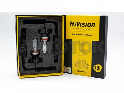 Лампа светодиодная "HiVision" Headlight Z2 Premium (H11/H8/H16,6000k)