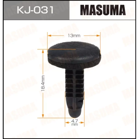 Клипса автомобильная (автокрепёж) Masuma 031-KJ