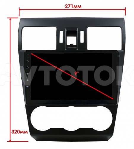 Штатная магнитола Subaru XV, Impreza (2012+), Forester (2013+) 8 Core Android CF-3025-T8