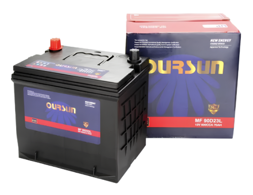 Oursun JIS MF 90D23L 70Ач 600 А аккумулятор автомобильный