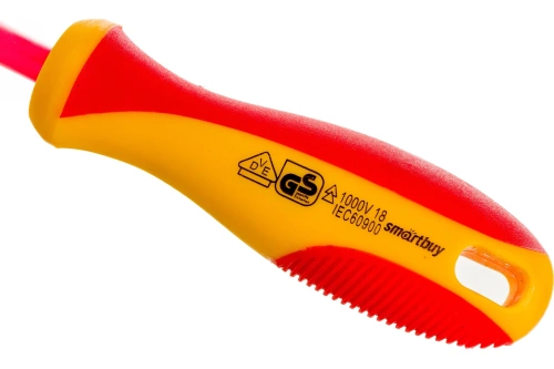 Smartbuy Tools отвёртка шлицевая SL3*100 до 1000В VDE прорезиненная ручка