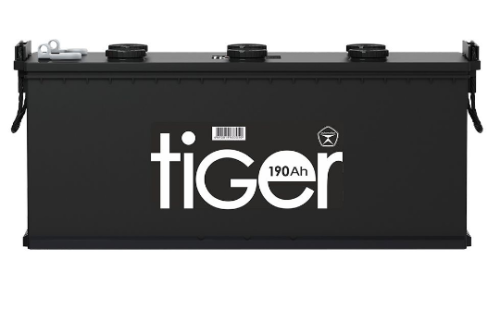 Аккумулятор Tiger 190 пр (B.4, болт, Чёрный, RZ)