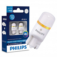Лампа светодиодная Philips T10 4000K 12V