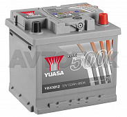 Аккумулятор YBX 5012 52а/ч 480а (207х175х190)