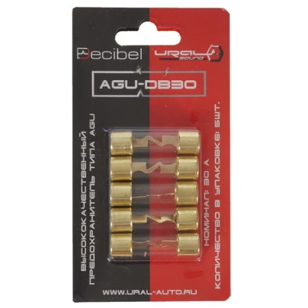 Ural AGU-DB30 предохранитель типа AGU 5шт.