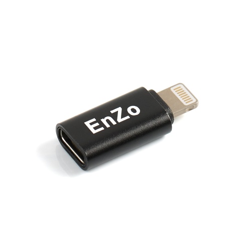 OTG-переходник EnZo USB Type-C Lightning черный