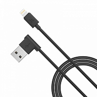 Кабель HOCO USB Lightning L Shape для зарядки и синхронизации черный