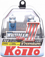 Лампа Koito Whitebeam Premium H4 12V 60/55W (135/125W) 4500K (комплект 2 шт.) P0744W
