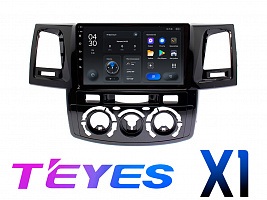 Штатная магнитола Toyota Hilux, Fortuner 2005 - 2008 MFB дисплея (авто с кондиционером) TEYES X1 DSP Android