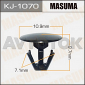 Клипса автомобильная (автокрепёж) Masuma 1070-KJ