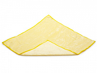 Салфетка универсальная для ухода за автомобилем Clingo, 40х40 см, микрофибра, желтый
