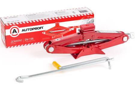 Домкрат ромбический AUTOPROFI с накладкой 1.5Т