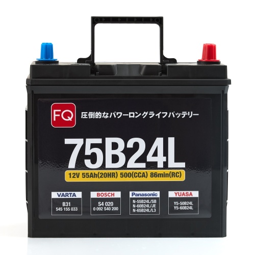 Аккумулятор FQ 75B24L ёмк.55 Ач. п.т. 500 а