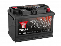 Аккумулятор YBX 3096 76 a/ч 680a (278х175х190)