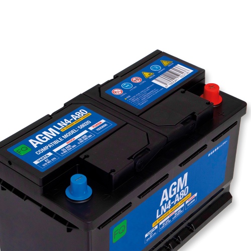 Аккумулятор FQ AGM LN4-A80 ёмк.80 Ач. п.т. 800 а