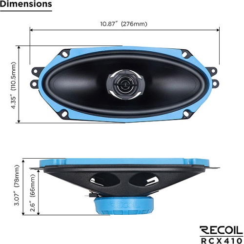 Recoil Blue RCX-410 Coax 