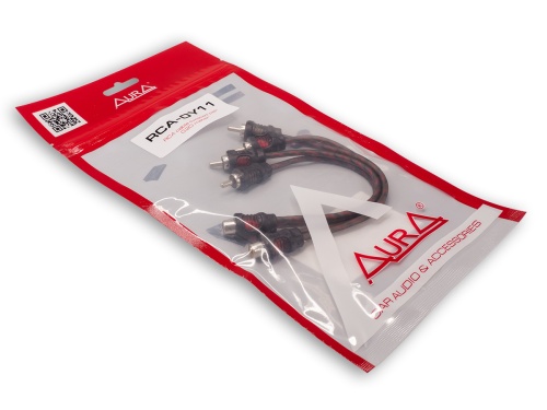 Фото aura rca-0y11 rca y-разветвитель (2шт) Aura RCA-0Y11 RCA Y-разветвитель (2шт)