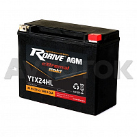 Аккумулятор Rdrive eXtremal Gold YTX24HL 22А/ч п.т.360а NEW