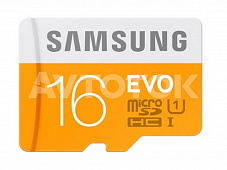 Карта памяти Samsung, microSDHC, 16GB, Class 10