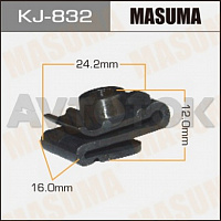 Клипса автомобильная (автокрепёж) Masuma 832-KJ