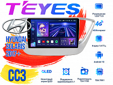 Штатная магнитола Hyundai Solaris (2017+) TEYES CC3 DSP Android