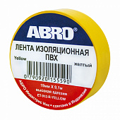 Изолента термостойкая (желтый) ABRO