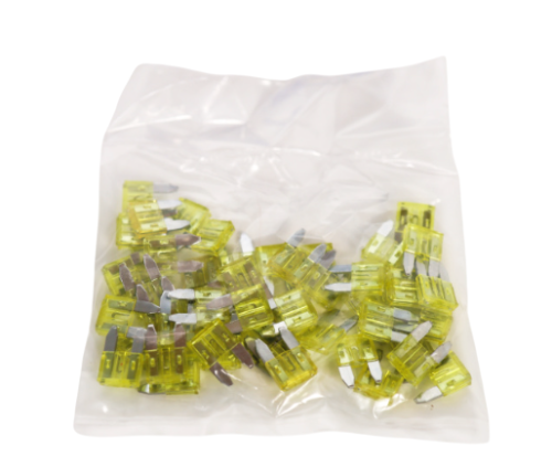 Фото abro masters 20а (mini) предохранитель флажковый  Abro masters 20А (mini) предохранитель флажковый