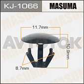 Клипса автомобильная (автокрепёж) Masuma 1066-KJ