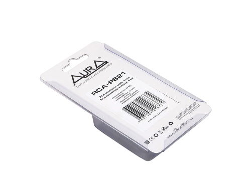 Aura RCA-P621 RCA коннектор угловой длинный, 6 мм вход, (2 шт)