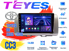 Штатная магнитола Toyota bB (2005 - 2016) TEYES CC3 DSP Android