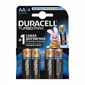 Батарейки DURACELL TURBO MAX AA 4шт.