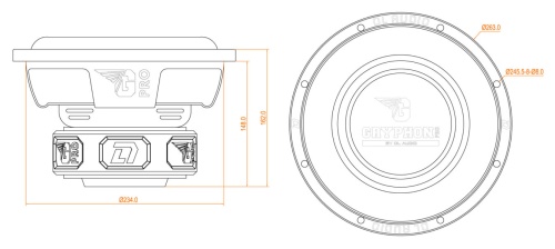 Фото dl audio gryphon pro 10 v.2 сабвуфер DL Audio Gryphon Pro 10 v.2 сабвуфер