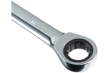 Ключ комбинированный трещоточный Ермак 17мм