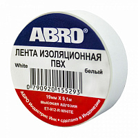 Изолента термостойкая (белый) ABRO