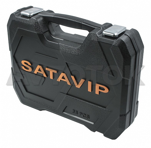 Набор инструментов "SataVip Black" 56 предметов SVB-56