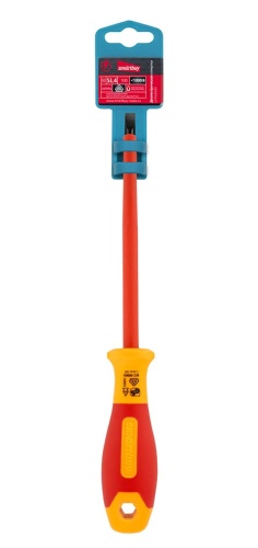 Smartbuy Tools отвёртка шлицевая SL4*100 до 1000В VDE прорезиненная ручка