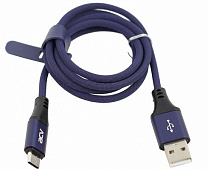 Кабель ACV USB-CD1BU USB > Type-C/2.4A/1 m/синий