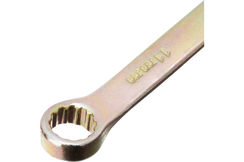 СИБРТЕХ ключ комбинированный 11мм (желтый цинк) 