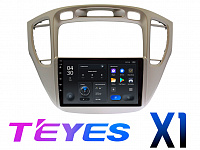 Штатная магнитола Toyota Highlander, Kluger 2000 -2007 MFB дисплея (серая,для авто без монитора) TEYES X1 DSP Android 