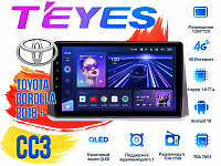 Штатная магнитола Toyota Corolla (2018+) TEYES CC3 DSP Android
