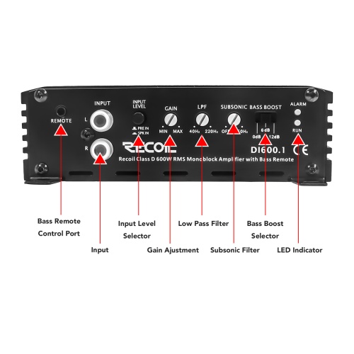 Recoil DI 600.1 усилитель