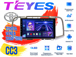 Штатная магнитола Toyota Venza (2008 - 2016) TEYES CC3 DSP Android