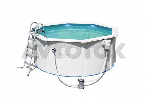 Стальной бассейн BestWay Hydrium Pool Set 300х120см 56564